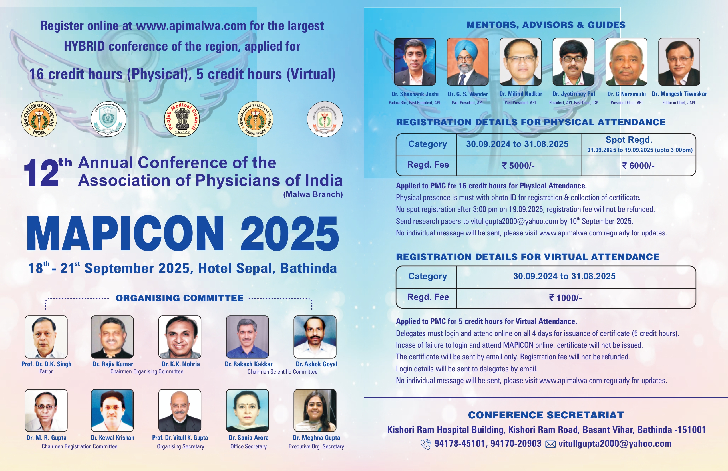 Registration Mapicon 2025