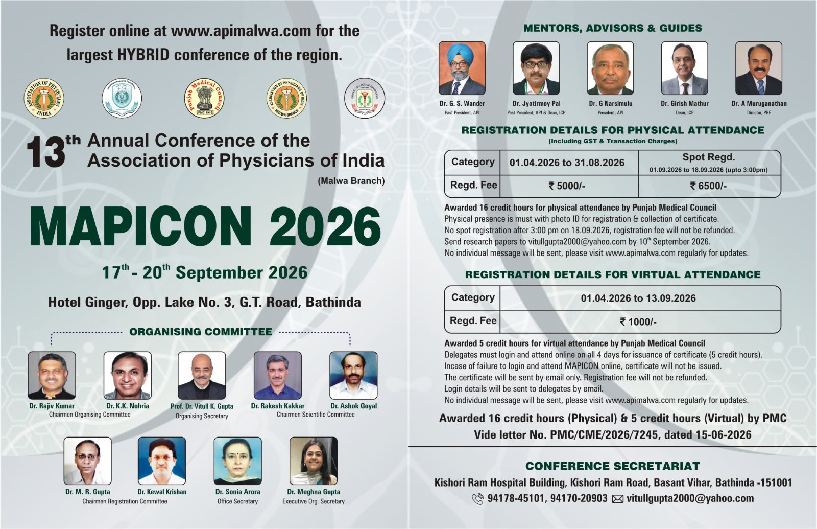 Registration Mapicon 2026
